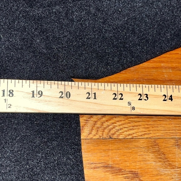 London Fog wool blend pea coat medium black gray button down winter outdoors - Picture 6 of 12